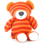 Custom Red Tiger Plush Toy Knitted Tiger Soft Toy