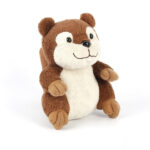 Custom Squirrel Plush Stuffed Brown Soft Toy squirrel plush toy - Image 2