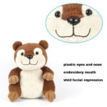 Custom Squirrel Plush Stuffed Brown Soft Toy squirrel plush toy - Image 4