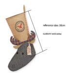 High Quality Burlap Christmas Stocking - Image 5