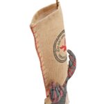 High Quality Burlap Christmas Stocking - Image 6