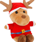 ICTI Toy Factory Custom Made Soft Toy Plush Stuffed Christmas Reindeer