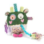 Baby Sensory Travel Toy | Pull String Interactive Plush with Sound Effects for On-the-Go Play